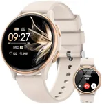 Smart Watches for Women [400+Watch Faces/Calls/Female Health] for Android Phones＆ iPhone Compatible, Activity Tracker and Smart Watches for Women, Fitness Tracker Watches for Women (3 Bands)