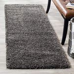 STONEMUNK® Super Soft Shaggy Rugs Fluffy Carpets, Indoor Modern Plush Area Rugs for Living Room Bedroom Kids Room, Upgrade Anti Skid Durable Rectangular Fuzzy Rug - (Grey, 2x5 Feet)