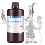 ANYCUBIC Upgraded Standard 3D Printer Resin, Low Odor, High Precision & Rapid Photopolymer 3D Resin for 8K/14K LCD/DLP/SLA 3D Printing(Clear,1kg)