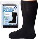 IMPRESA Extra Wide Socks for Men an