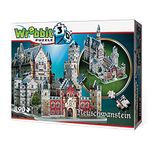 Neuschwanstein Castle, 890 Piece 3D Jigsaw Puzzle Made by Wrebbit Puzzles Inc.