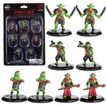 Monster Protectors Painted DND Miniatures- Goblin Painted Mini Figures- 1" Hex-Sized for D&D Dungeons and Dragons, Pathfinder, and All RPG Tabletop Games (8pk)