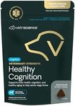 VetriScience Veterinary Strength Healthy Cognition Chews - Senior Wellness Supplement for Dogs - Supports Cognition, Immune Function & Metabolism - 60 Count