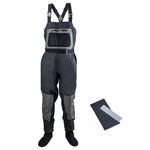 Goture Stocking Foot Waders for Men, Breathable Chest Waders for Men Fishing, Waterproof Duck Hunting Waders for Women, Lightweight Hip Waders for Men, Fishing Waders Hunting Waders for Men, Small