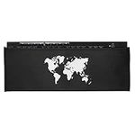 kwmobile Keyboard Cover Compatible with Logitech MK270 Wireless - Dust Cover PC Keyboard Fabric Case - Travel Outline