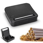 Cigarette Rolling Machine Tobacco Rolling Machine, Epehio Automatic Metal Tobacco Rolling Box with Pure Cotton & Fixed Image, Cigarettes Roller Machine for Slim & Compact Rolls, 70mm