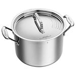 Cuisinart 766S-22 6 Qt. Stainless Steel Pasta Pot w/ Straining Cover