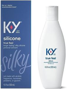 K-Y True Feel Silicone Lube 4.5 fl oz, Deluxe Personal Lubricant for Couples, Men, Women, Vaginal Moisturizer, Hormone & Paraben Free, Latex Condom Compatible