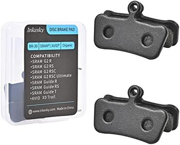 Inkesky Bicycle Disc Brake Pads Compatible with SRAM G2/Guide/AVID X0 Trail (Organic)