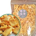 Freeze Dried Mango Chunks | XL 300g Pure Natural Freeze Dried Fruits | GF Raw Vegan | Mill for Mango Powder or Eat as Dry Mango Dried Snack | Fresh Fruit Taste | Pure Dried Mangoes ZingyZoo