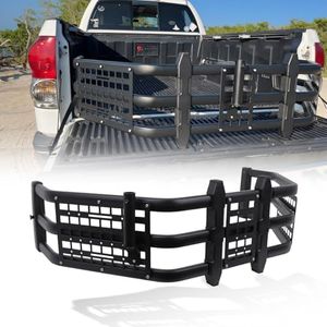 Trumgeta Truck Bed Extender for 2015-2022 Chevy Chevrolet Colorado & GMC Canyon, Tailgate Mount Cargo Extension with MOLLE Panel and Flag Pole Mount, Fold-in/Fold-Out Pickup Storage