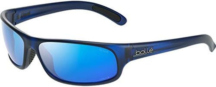 Bolle Mens Classic Sunglasses, Navy Crystal Matte, 64 US