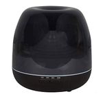 Allin Exporters 306BW 4 in 1 Ultrasonic Humidifier Aromatherapy Essential Oil Diffuser to Purify, Ionize, Humidify and Spread Aroma with 7 Different Color Changing LED Lights (500ml, Black Wood)