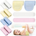 Giegxin 8 Pieces Cotton Baby Umbilical Cord Belly Band Soft Infant Belly Protector Baby Belly Button Band Newborn Navel Belt for 0-12 Months Babies, 4 Styles