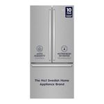 Electrolux 491L Inverter 3 Door Side by Side Frost Free Refrigerator, Bottom Freezer, TasteLockAuto Technology, AutoIce & EvenTemp Function, UltimateTaste 700, EHE5224C-A, Arctic Silver Steel