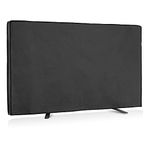 kwmobile Protective Cover Compatible with 43" TV - Polyester Outdoor TV Cover - Black