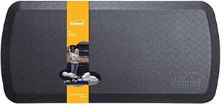 Anti Fatigue Comfort Floor Mat by Licloud -Professional Grade Quality Perfect for Standing Desks, Kitchens, and Garages - Relieves Foot, Knee, and Back Pain(20"x39"x3/4" Black)