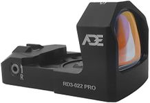 ADE Artemis (RD3-022) Motion Sensor Activated, Multi-6 Reticles RED Dot Sight for RMR Footprint/Mounting Plate/Slide/Plate Optics Ready Pistol - 2 MOA Dot + 50 MOA Circle