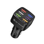 Augeny Car Charger Adapter, 6 USB M