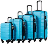 Coolife Luggage 4 Piece Set Suitcas