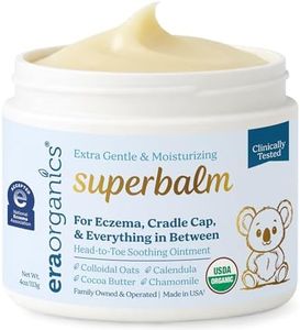 Era Organics Healing Ointment for Babies - USDA Certified Organic Natural Gentle Moisturizer for Sensitive Skin Prone To Baby Eczema, Cradle Cap (Infant Seborrheic Dermatitis), Rashes & Hives (4 oz.)