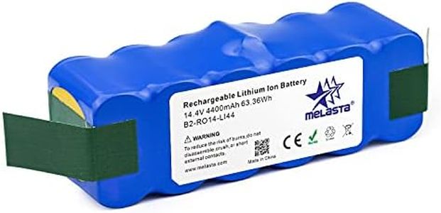melasta 14.4V 4400mAh Lithium Ion Replacement Battery for iRobot Roomba 500 600 700 800, Battery for roomba 510 520 530 531 540 550 555 560 570 580 595 620 650 630 631 760 770 780 775 790 790 870 880