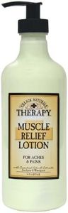 The Village Company Muscle Therapy Relief Natural Lotion, 16 Ounce- Packaging May Vary