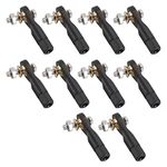 uxcell 10Pcs M3 3.0xL29mm Lever Steering Linkage Tie Rod End Ball Head End with Screws and Nut for RC Car Robot