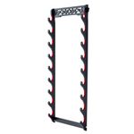 FOXSMZZ Sword Holder Wall Mount Samurai Sword Stand Display Katana Wakizashi Tanto Wall Hanger Sword Rack Five Layer (9-Tier)