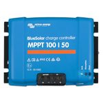 Victron Energy BlueSolar MPPT Solar Charge Controller - Charge Controllers for Solar Panels - 100V, 50 amp, 12/24-Volt