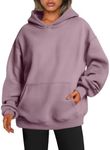 EFAN Womens Hoodies Oversized Sweatshirts Pullover Fleece Sweaters Long Sleeve Winter Fall Outfits Fashion Y2k Clothes Nutmeg M