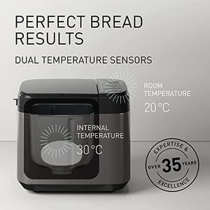 Panasonic Fully Automatic Bread Maker – 32 Programs, Yeast & Nut Dispenser, Stainless Steel