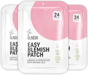 Pimple Patches by Glacia® – 72 Pack of Hydrocolloid Patches, Spot Patches for All Skin Types – Spot Stickers Made With Natural Oils, Tea Tree and Calendula For Fast Acting Skincare
