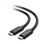 Cable Matters [Intel Certified] Thunderbolt 3 Cable (USB C Thunderbolt Cable) in Black 0.8m Supporting 40 Gbps & 100W Charging