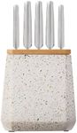 Furi Stone Knife Block Set, Olive T