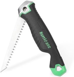 HURRICANE Foldable Jab, Lockback at 180° & 125° with Triple Ground Teeth for Drywall, Plywood, PVC Cutting