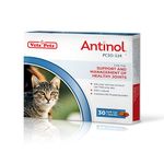 Antinol - Natural Joint Supplement for Adult Cats - Supports Joint Mobility & Skin Health - With Green Lipped Mussels, Omega 3 & Vit E - 30 Capsules