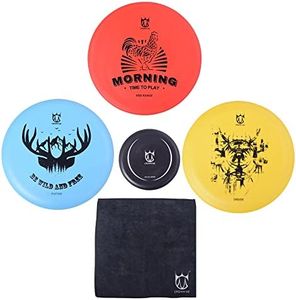 CROWN ME Disc Golf Set with 3 Disc Set