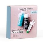 Paula's Choice Breakout Fighting Bestsellers - Facial Cleansing, Exfoliating & Treatment - Reduce Blemishes, Enlarged Pores & Blackheads - with Salicylic & Azelaic Acid - All Skin Types - Travel Size