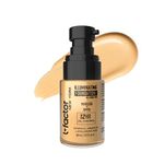 L Factor New York Illuminating Foundation for Women Girls|12 Hour Oil Control, Foundation with SPF-15 Protection, Liquid Matte Foundation for Face Makeup | Hyaluronic Acid | Long Wear, Radiant Finish, Medium to Full coverage, Poreless Ultra Blendable Liquid Foundation- 30ml (Caramel)