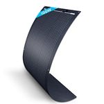 Renogy Solar Panel 100W 12V Lightweight Ultra Flexible Black Division Monocrystalline Bendable Mono Off-Grid Charger for RV Marine Boat Van Car Curve Surfaces, LTWT-Flex