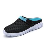 ZXWFOBEY FOBEY Men-Women Slip-On Breathable Mesh Shoes Couples Sport Sandals Flip Flop, 11 UK, Blue