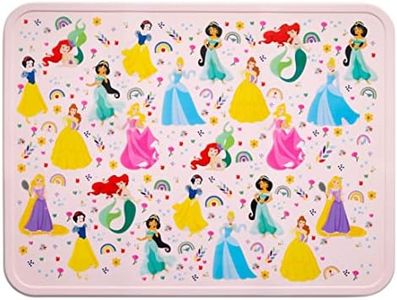 Simple Modern Disney Princess Silicone Placemat for Baby, Toddlers, Kids | Non-Slip BPA-Free Plastic Portable Food Mat | Princess Rainbows