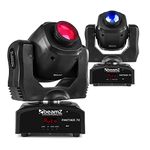 Beamz Panther70 LED Moving Head Spot Lights, 70W (2-Pack) - Dynamic DJ Lights for Parties, Stage, and Disco with Sound Reactive Features, Moving Head Spot, Moving Head Lights, Moving Heads