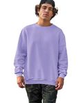 Generic Women's Cottonblend Round Neck Hoodie (hoodie-man_LAVENDER_L)