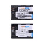 PowerTrust 2-Pack 2650mAh LP-E6 LP-E6N Battery Compatible with Canon EOS 80D, 70D, 60D, 7D Mark II, 7D, 6D MarkII, EOS 6D, EOS 5DS R, 5D Mark II, 5D Mark III, 5D Mark IV