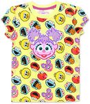 Sesame Street Baby Girls' Modern/Fitted, Yellow/Multi, 24 Months