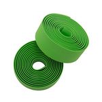 Planet Bike Comfort GEL Road Bike Handlebar Tape with Reflective Bar Plugs, Flourescent Green