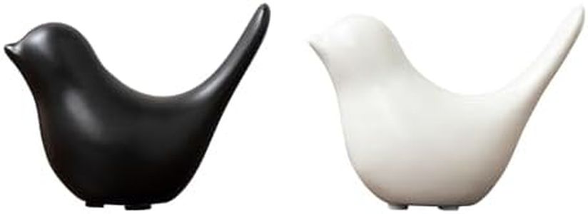 AIYONG Mini Uccello Ornamento in Ceramica Statuette a Forma di Uccelli, Uccello in Ceramica Minimalista, la Casa Decorativi per Soggiorno, Camera da Letto, Scrivania Dell'ufficio, Armadi