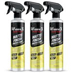 Wavex Matte Finish Protectant Bike Polish (300ml X3) | Matte Polish for Bike | Bike Polish that Cleans, Protects and Maintains Showroom Finish of Matte Bikes & Cars (Pack of 3)